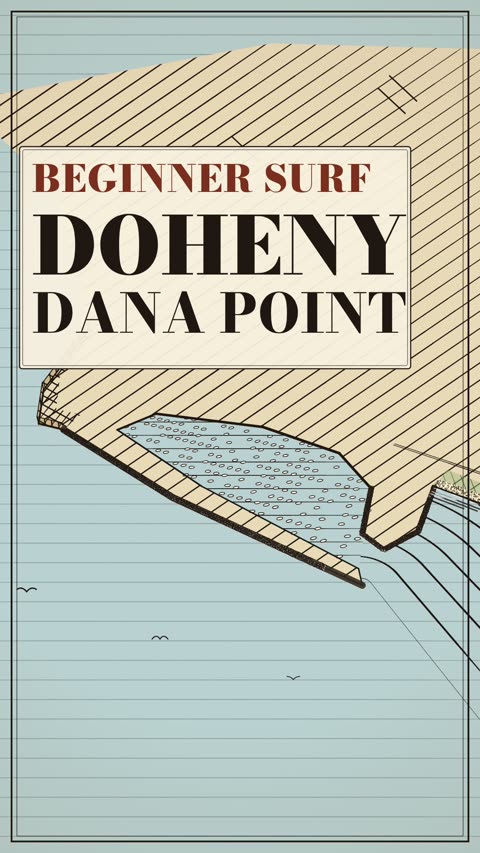 Beginner surf at Doheny, Dana Point